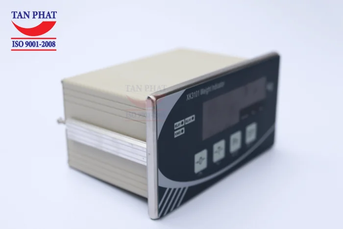Đầu cân XK3101K có thiết kế nhỏ gọn, vỏ hợp kim nhôm chống nước tốt